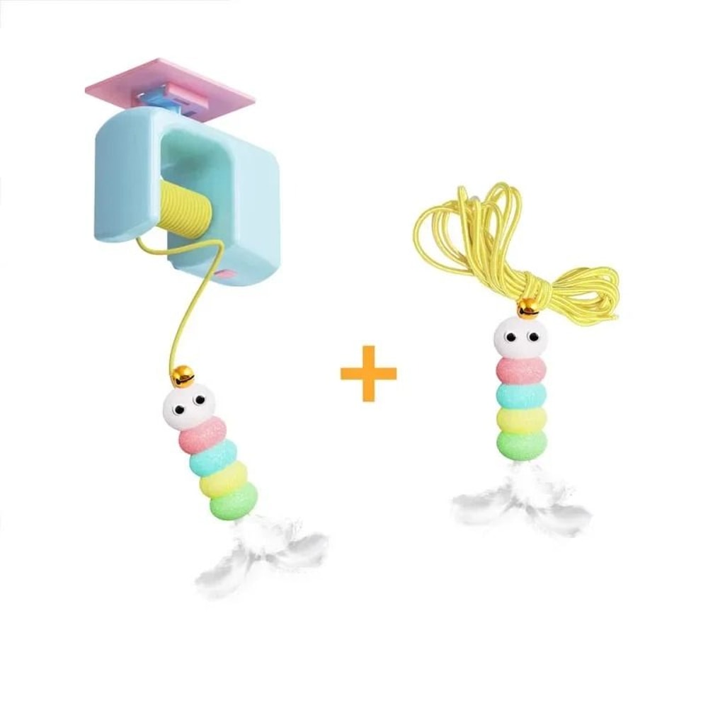 Interactive Electric Cat Toy Hanging Door Automatic Ball Teaser For Self Play Cats 4