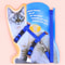 Adjustable Cat Harness And Leash Durable Nylon Chest Strap Traction Rope For Cats 1