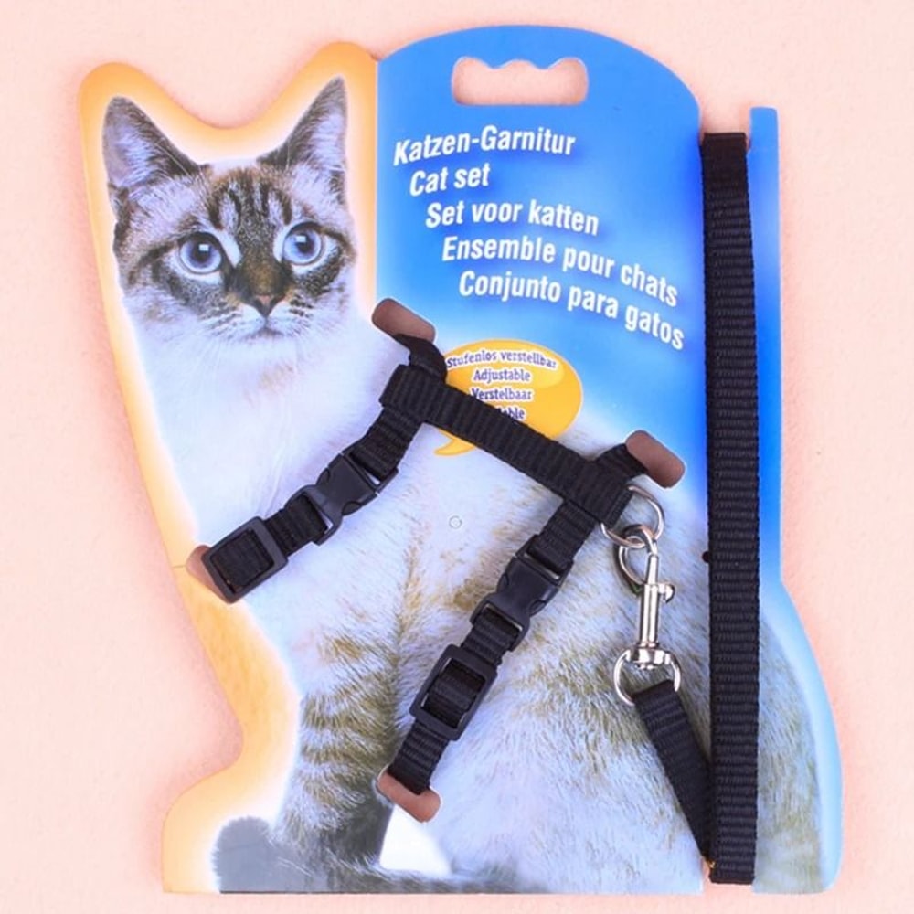 Adjustable Cat Harness And Leash Durable Nylon Chest Strap Traction Rope For Cats 2