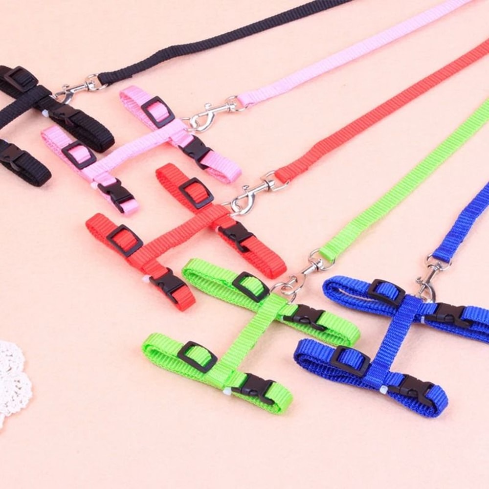 Adjustable Cat Harness And Leash Durable Nylon Chest Strap Traction Rope For Cats 0
