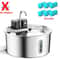 Wireless Stainless Steel Cat Water Fountain 32L Automatic Pet Water Dispenser With Sensor Filtratio 3