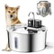 Wireless Stainless Steel Cat Water Fountain 32L Automatic Pet Water Dispenser With Sensor Filtratio 8