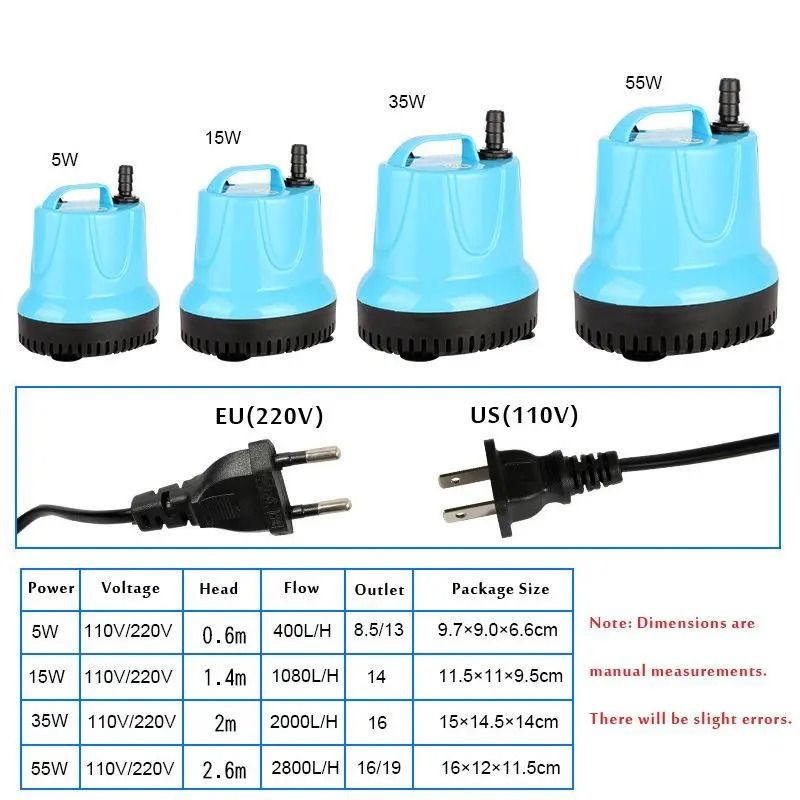 Mini Submersible Water Pump With Filter Bottom Suction Aquarium And Pond Water Pump 2