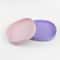 2 Piece Whisker Friendly Cat Bowls Wide Shallow Silicone Non Spill Pet Feeding Plates 2