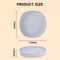 2 Piece Whisker Friendly Cat Bowls Wide Shallow Silicone Non Spill Pet Feeding Plates 9