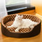 Cozy Plush Cat Cave Bed Indoor Pet Sleeping Basket Mat For Cats And Small Dogs 1