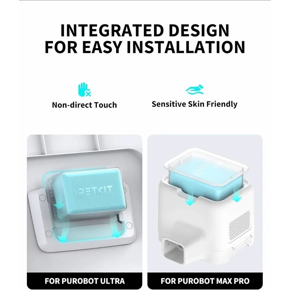 PETKIT N60 Pet Odor Eliminator Refills For PUROBOT Ultra Self Cleaning Cat Litter Box 3 Pack Cat Od 1