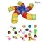 Rainbow Cat Tunnel Interactive Foldable Cat Play Tunnel For Indoor Cats 3