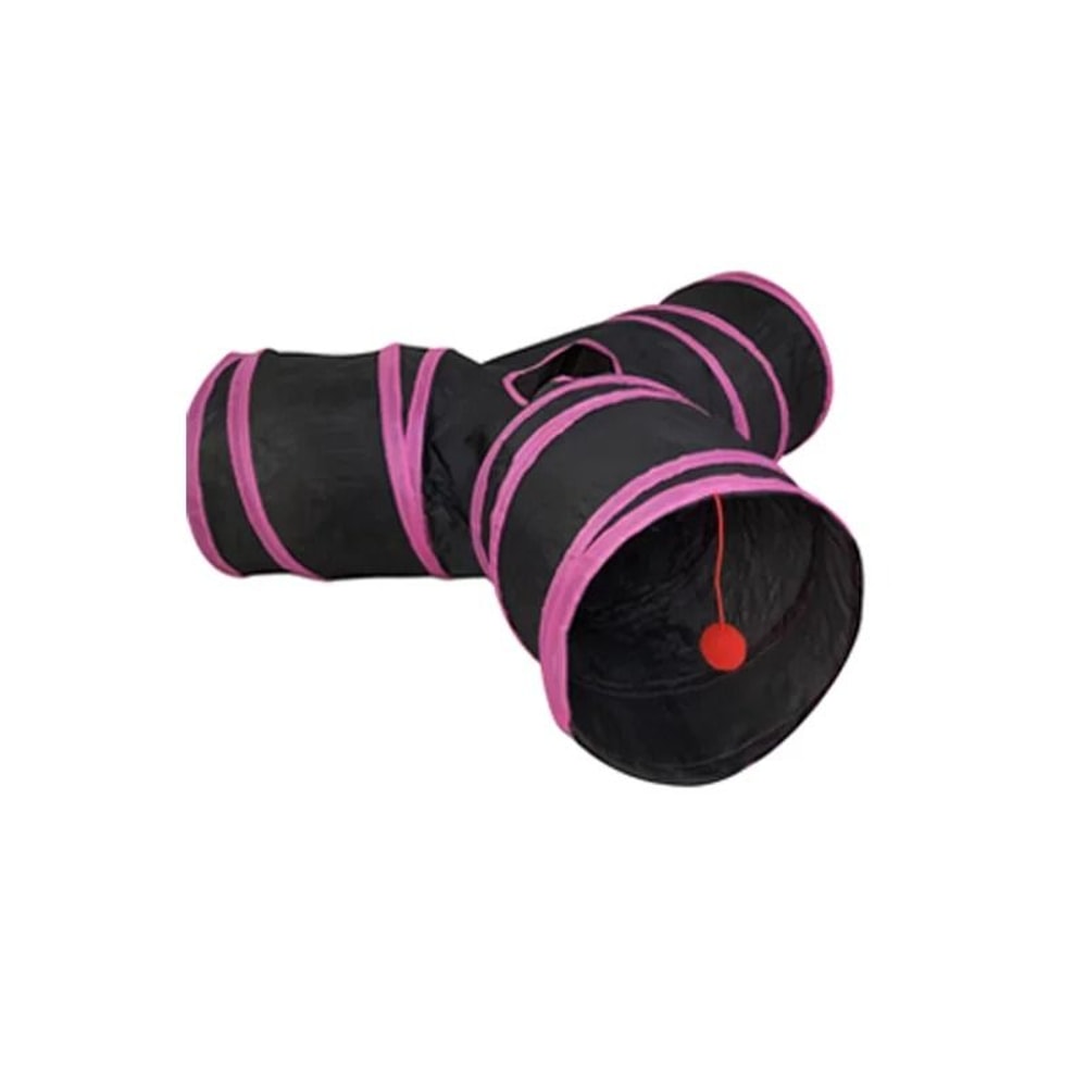 Rainbow Cat Tunnel Interactive Foldable Cat Play Tunnel For Indoor Cats 16