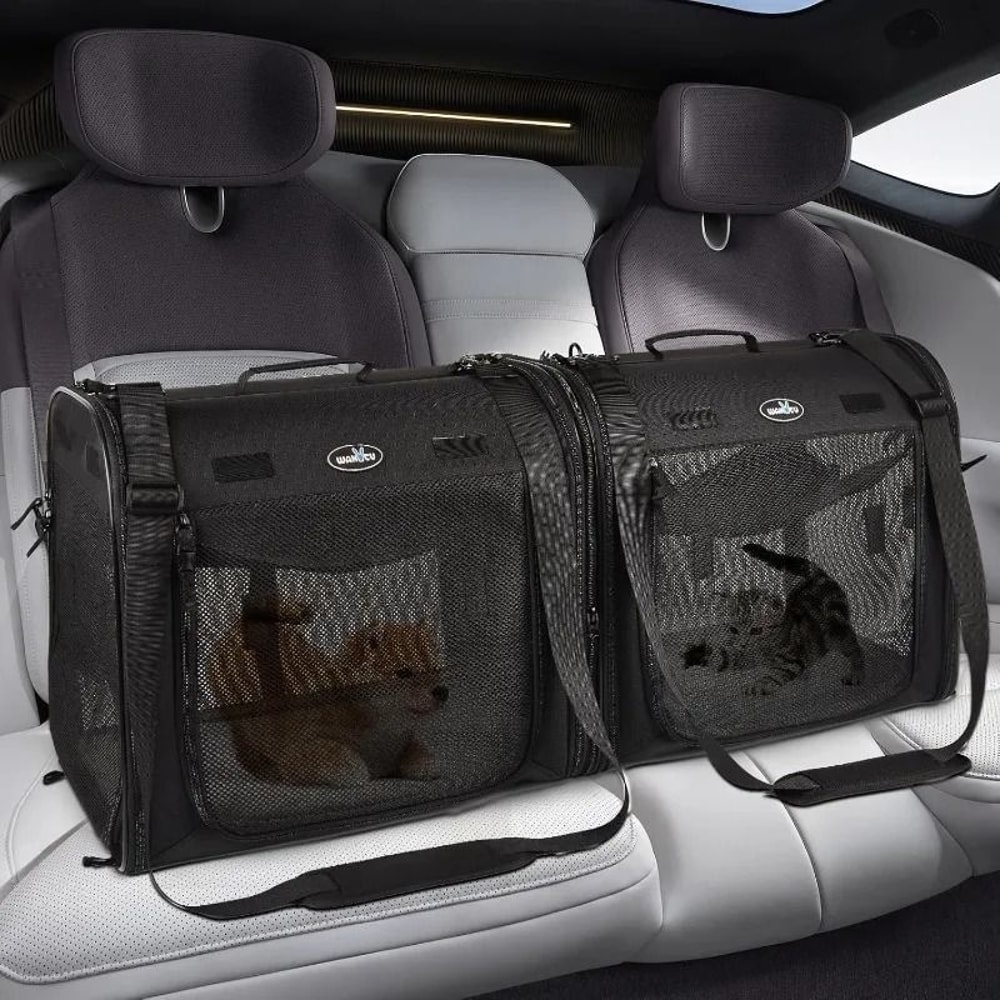 Two In One Foldable Pet Travel Carrier For Cats And Dogs 5