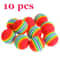 Rainbow EVA Cat Toy Balls For Interactive Play And Training 2