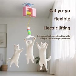 automatic door hanging cat toy for interactive indoor play