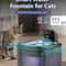 Wireless Cat Water Fountain With Motion Sensor And Stainless Steel Tray 8