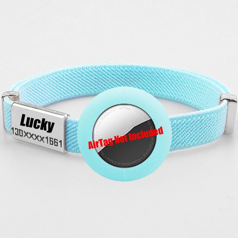 Elastic AirTag Cat Collar With Custom Name Tag And Tracker Holder 13