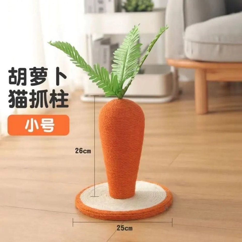 Mushroom Carrot Cat Scratching Post For Indoor Cats 3