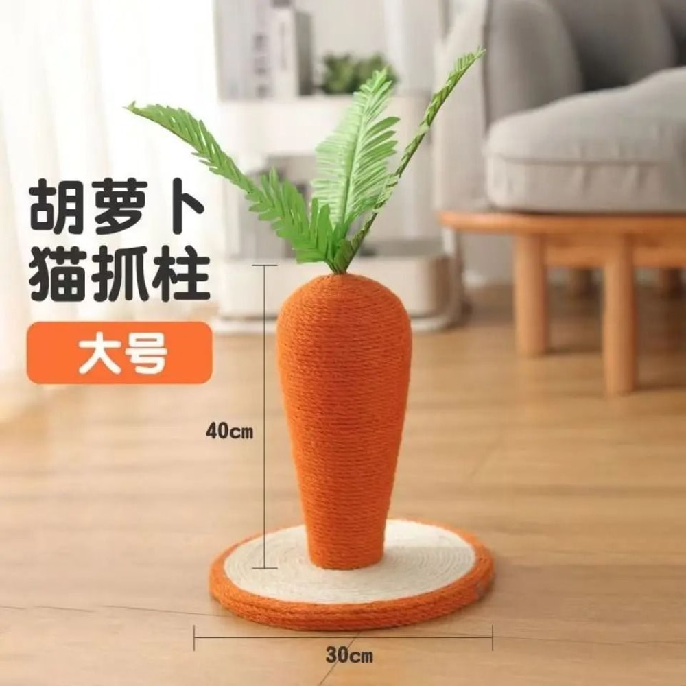Mushroom Carrot Cat Scratching Post For Indoor Cats 5