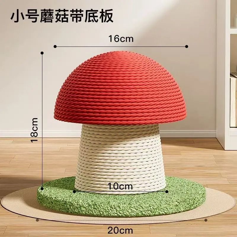 Mushroom Carrot Cat Scratching Post For Indoor Cats 8