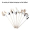 Colorful Feather Cat Wand Toy With Wooden Rod 8