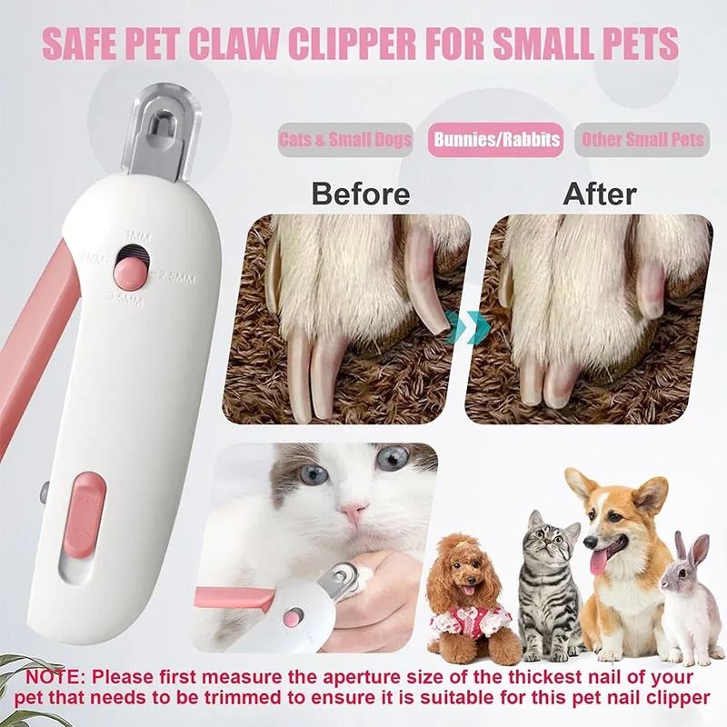 Adjustable Pet Nail Clipper With File For Cats And Dogs 5