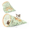 Foldable Cat Tunnel And Crinkle Hideaway Toy For Playtime 4
