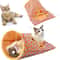 Foldable Cat Tunnel And Crinkle Hideaway Toy For Playtime 8