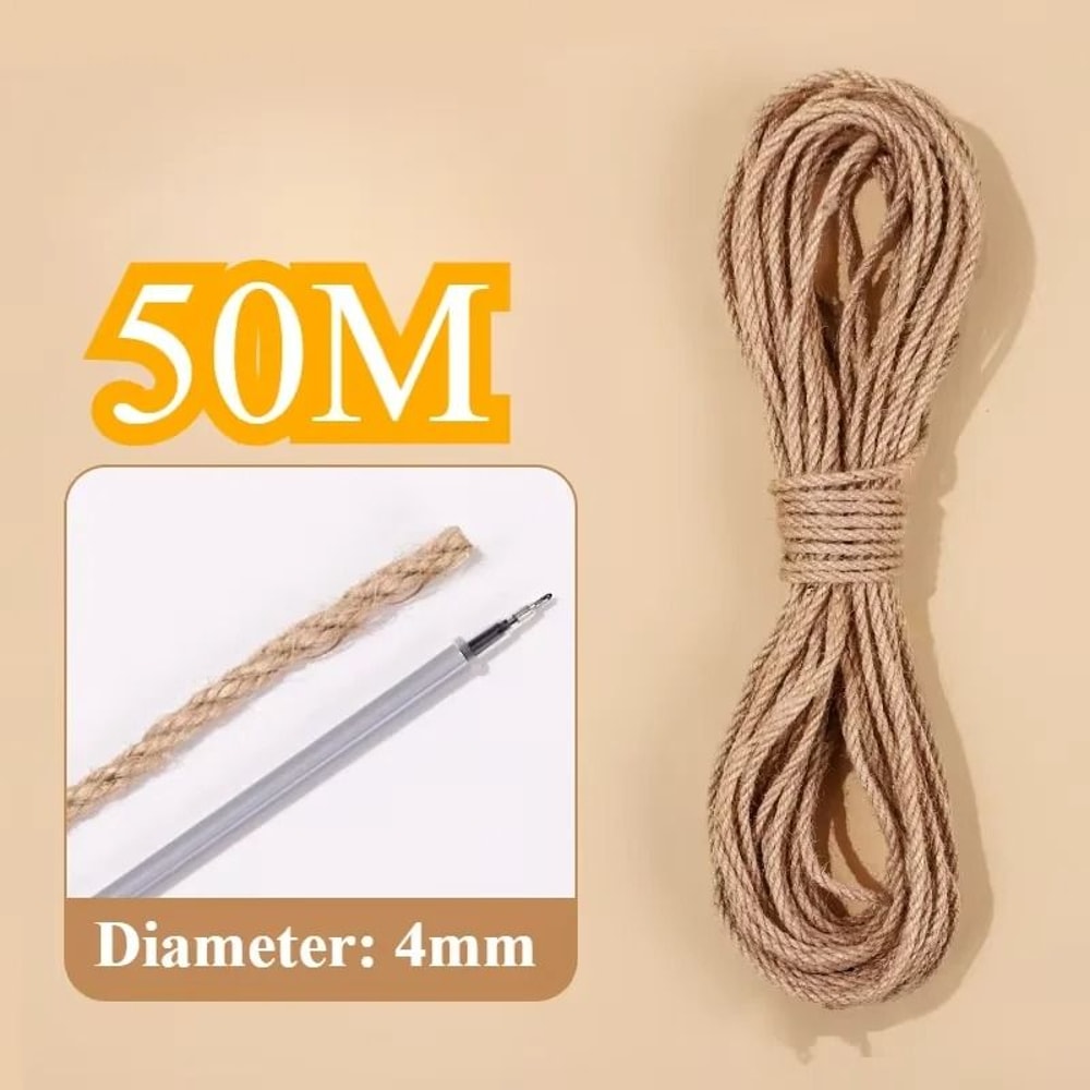 DIY Cat Sisal Rope For Scratching Post And Cat Tree Repair 4