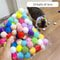 Interactive Cat Ball Launcher Toy With Quiet Plush Balls 8
