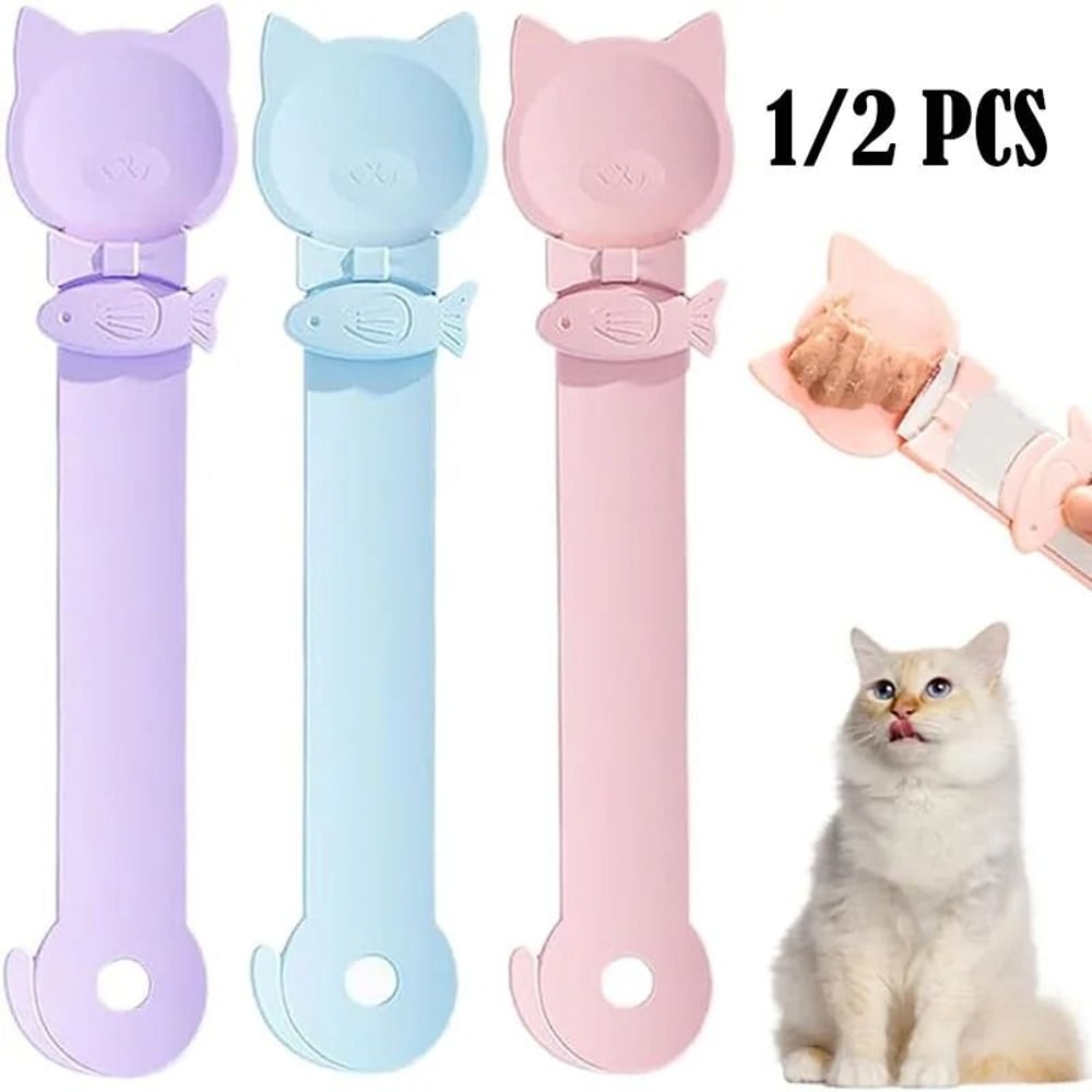 Mess Free Cat Treat Spoon Feeder For Lickable Treats 12