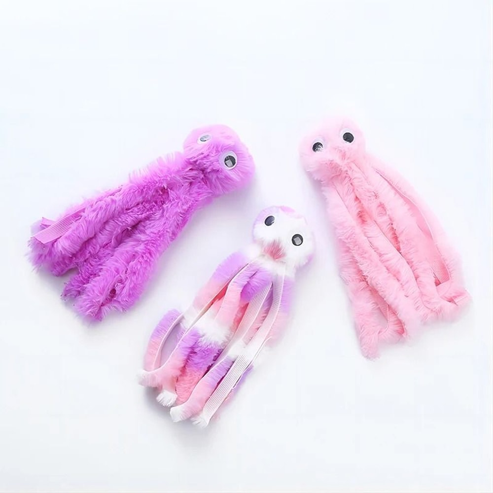 Cute Octopus Plush Cat Toy For Interactive Bite Play 8