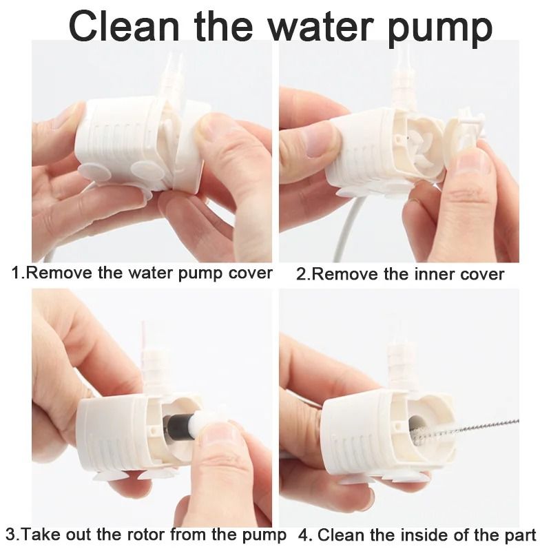 Quiet USB Cat Water Fountain Replacement Pump 2