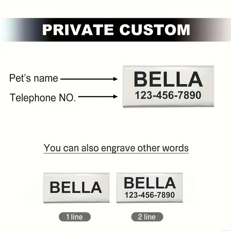 Personalized Breakaway Cat Collar With Bell And ID Tag 6