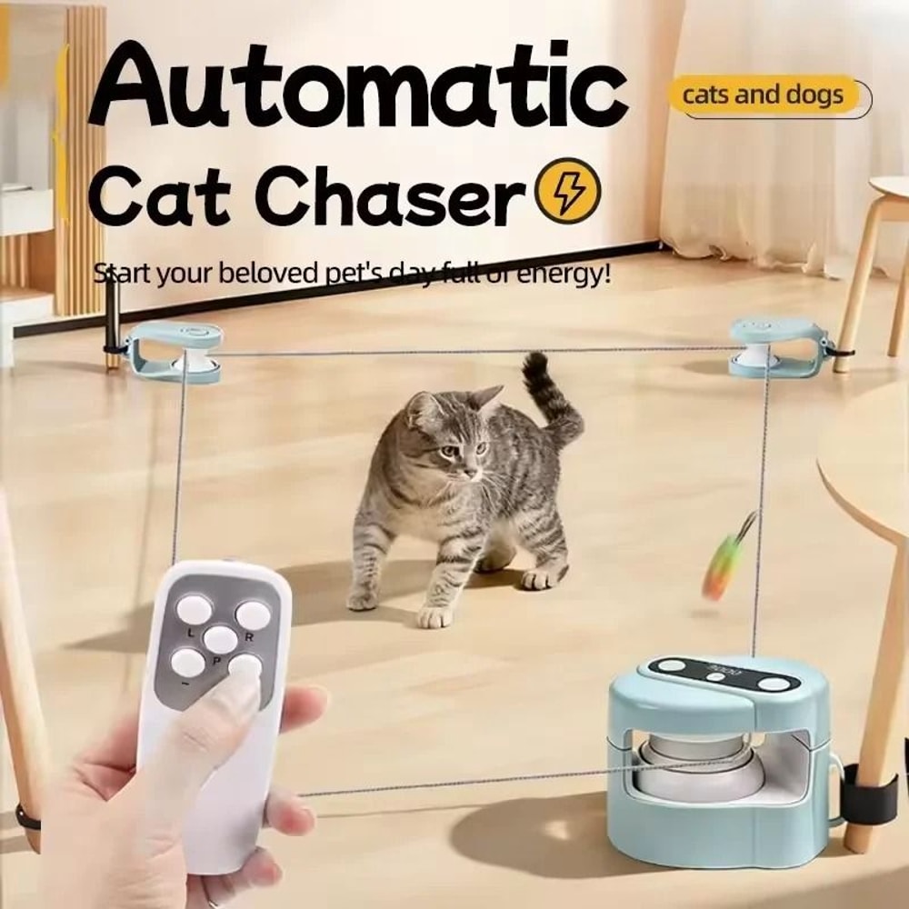 Remote Control Automatic Cat Chaser Toy With Bird Sound 6