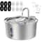 Stainless Steel Pet Water Fountain For Cats And Dogs 5
