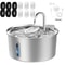 Stainless Steel Pet Water Fountain For Cats And Dogs 5