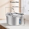 Stainless Steel Pet Water Fountain For Cats And Dogs 8