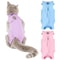 Cat Recovery Suit Anti Licking Surgery Vest For Kittens 0