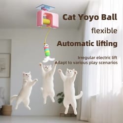 rechargeable flying bird cat toy for door hanging play