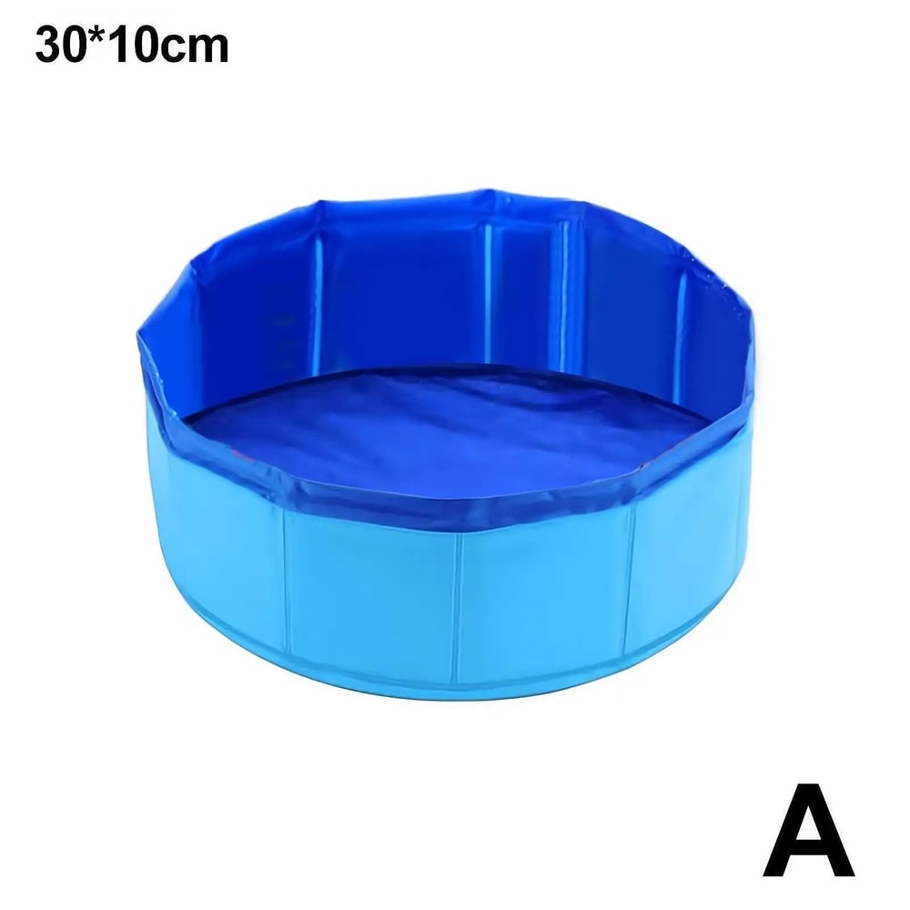 Foldable Pet Pool Bath Tub With Water Toys For Cats And Dogs 1