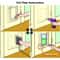 4 Way Lock Cat Flap Door For Kittens And Small Pets 6