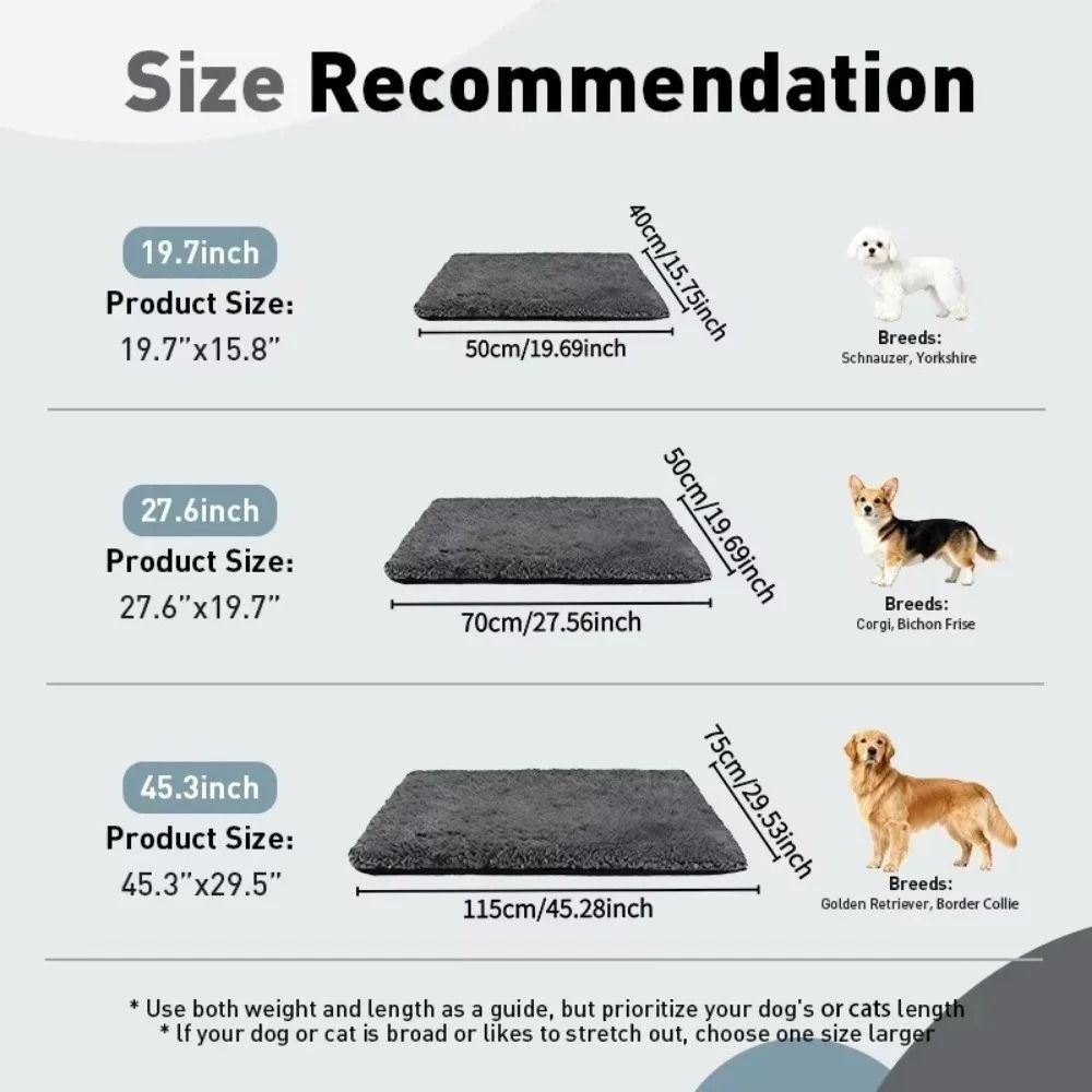 Self Warming Cat Mat Non Slip Pet Bed Pad 4