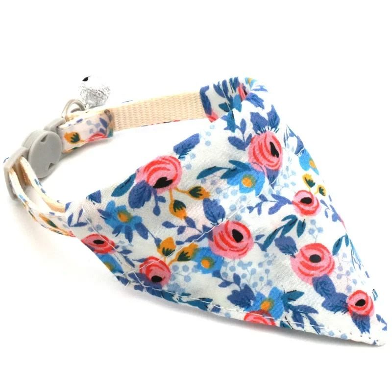 Adjustable Daisy Pet Bandana Collar For Cats And Small Dogs 11