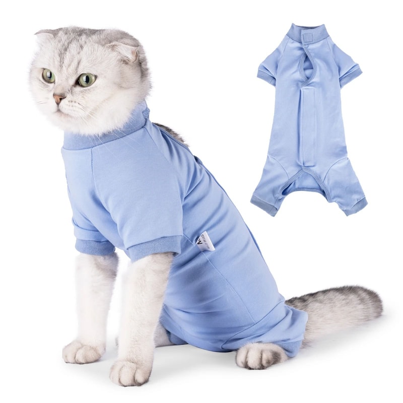 Cat Surgical Recovery Suit For Anti Licking Wound Care 2