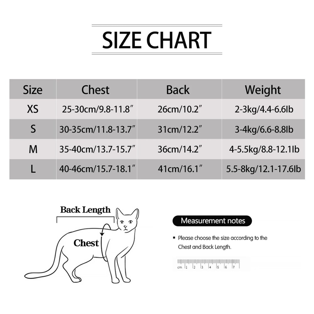 Cat Surgical Recovery Suit For Anti Licking Wound Care 7
