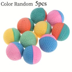 soft foam cat ball toys for quiet interactive play