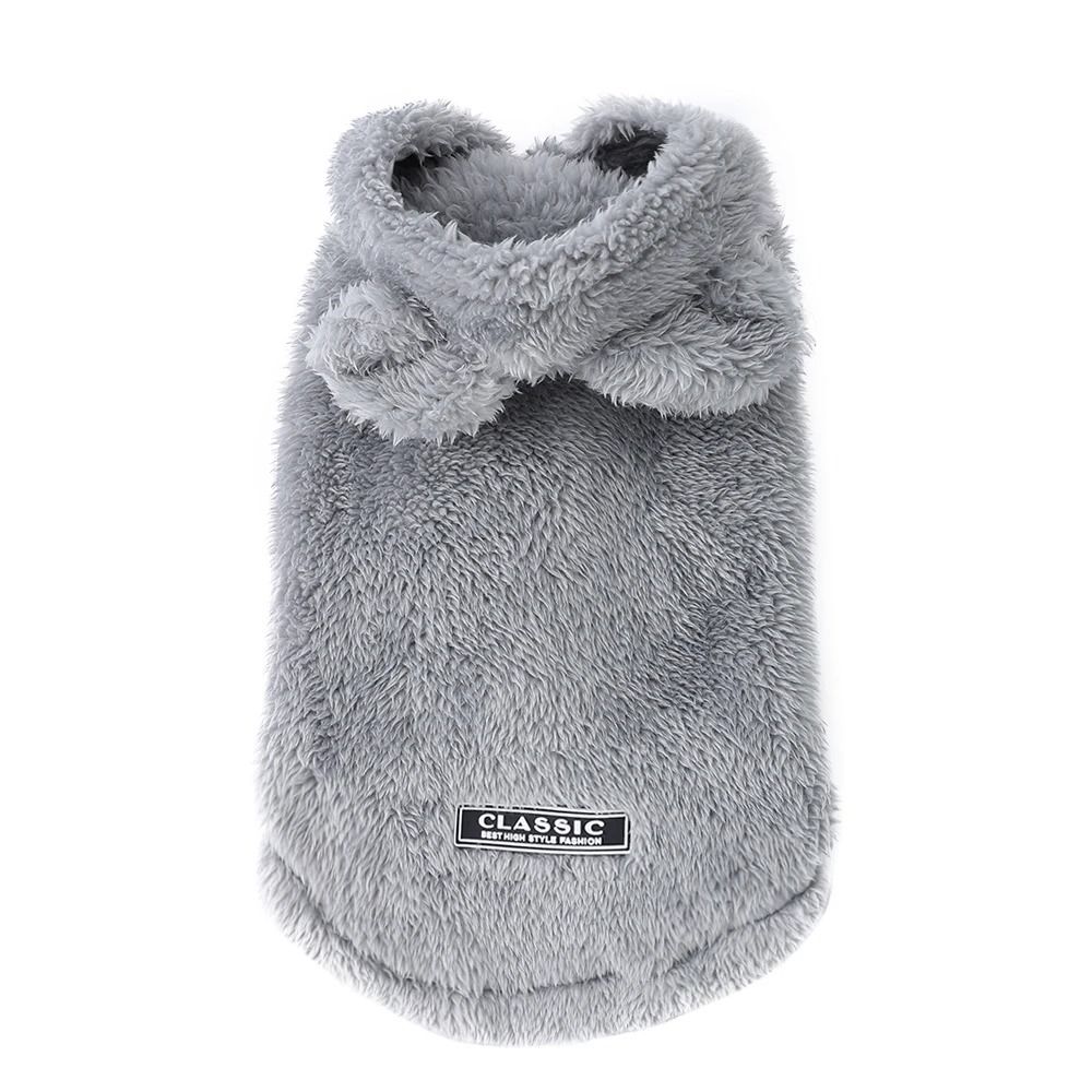 Warm Fleece Cat Sweater Hoodie For Small Pets 1