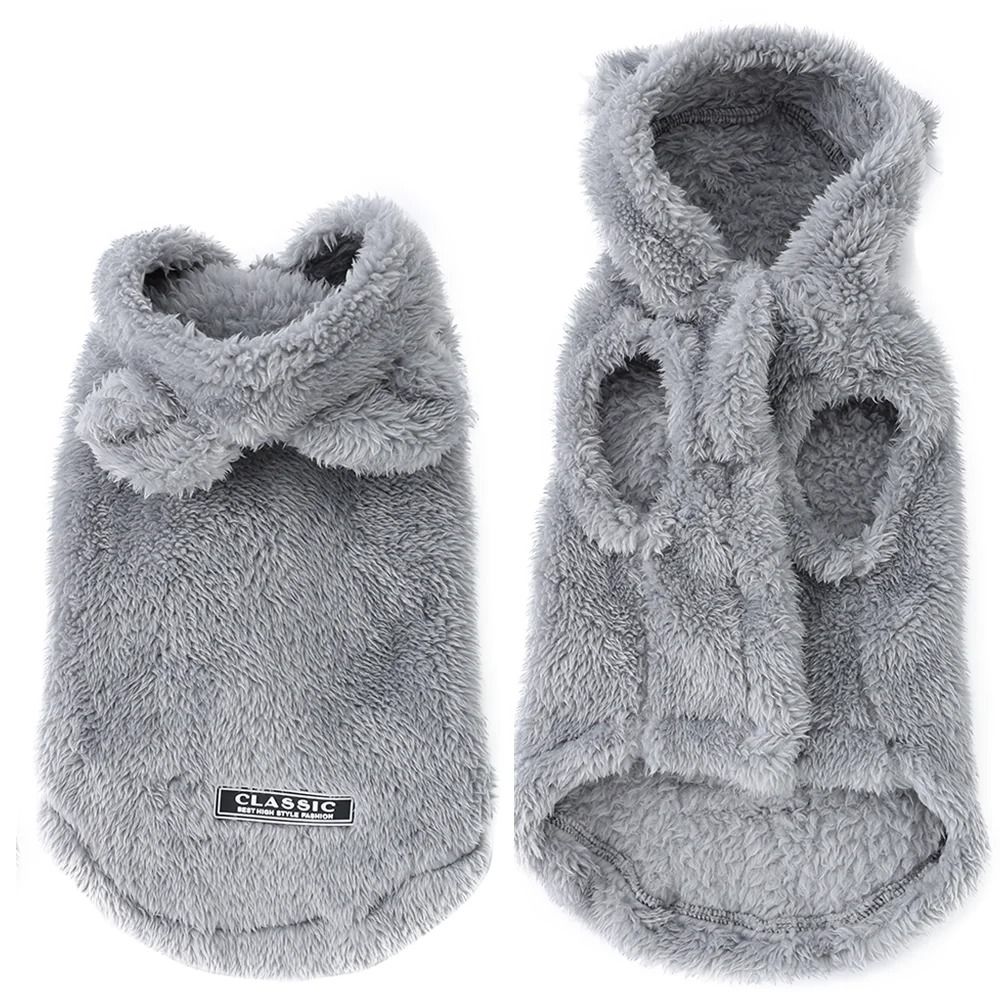 Warm Fleece Cat Sweater Hoodie For Small Pets 8