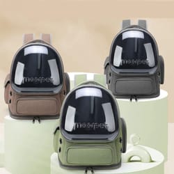 transparent foldable cat carrier backpack for travel