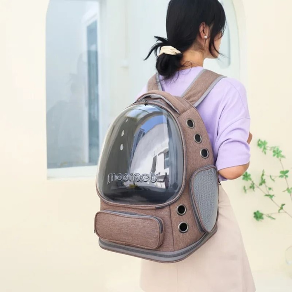 Transparent Foldable Cat Carrier Backpack For Travel 3