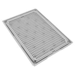 double layer cat litter mat with anti slip bottom