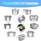 Activated Carbon Cat Fountain Filters Set 4